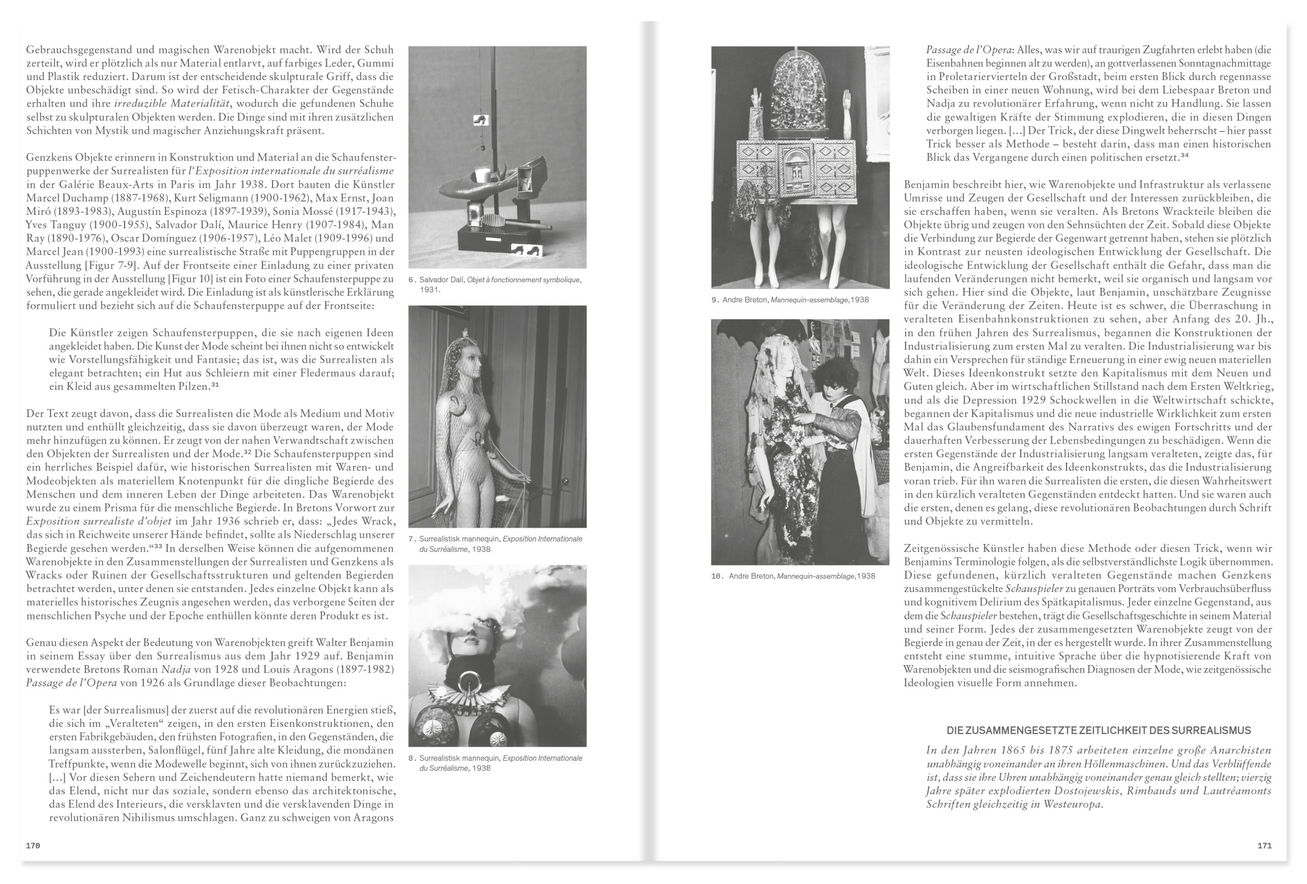 Spread from<em> En anden surrealisme</em>, 2023